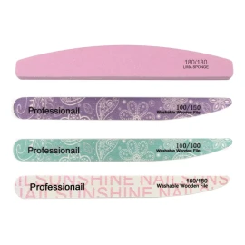 Mouyic Limas De Uñas Profesionales Diferentes Granos + Sponge