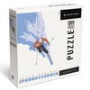 Lantern Press 1000 Piece Jigsaw Puzzle, Stylized Skier, Seven Springs,