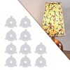 Fenteer 10 Pieces Lamp Shade Reducer Rings,Lampshade Rings Converter,Lamp Accessories,Light
