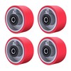 4 Inch Casters Wheels- Heavy Duty Casters, Polyurethane Caster Wheel-