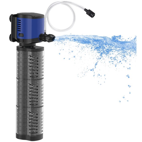 TARARIUM Aquarium Filter Powerful 660GPH for 100-300 Gallon Large Fish