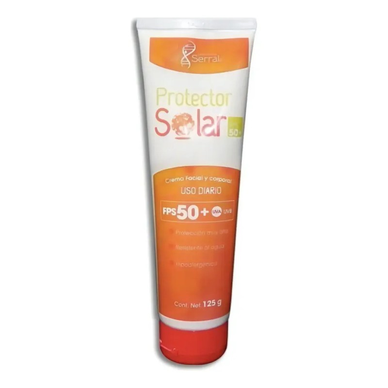 Protector Solar Facial Y Corporal 50 Fps Uva/uvb Serral 125g