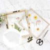 iplusmile 20sheets Clear Plastic Sheet for Crafting Projects Transparent Plastic