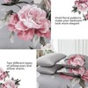 Dobuyly Pink and Grey Comforter Set Queen Size 7 Piece