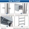 Goovilla Pool Ladder Steps Replacement, (3-Pack) 18" Universal Heavy-Duty Molded