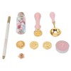 Seal Stamp Kit Replaceable Stamp Patterns Wax Seal Stamp Kit