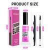 Eyebrow Gel Set, 2 Pieces, Transparent & Tinted Eyebrow Gel,