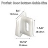 N 6950 Pocket Door Guide(10 Pack) Bottom Guide 1.125 Inch,Jamb