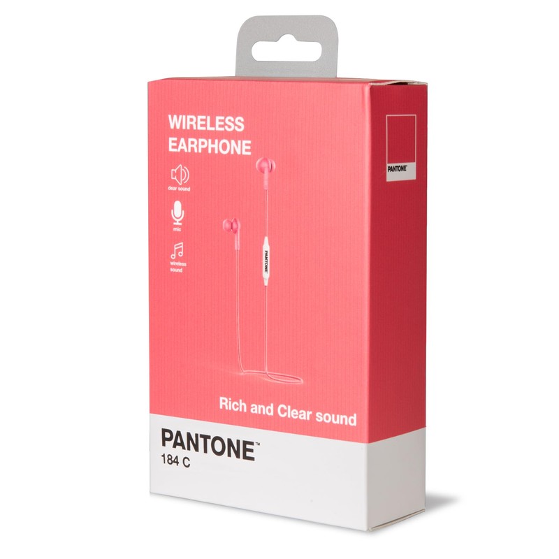 Pantone Celly PTWE001P Bluetooth Earphones, 1.2 m Length, 3.5 mm