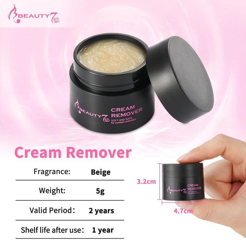 Beauty7 Eyelash Extension Remover Cream Safe Adhesive Bonder Eyelash Glue