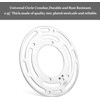 L&M LUJOMTL L&M Universal Light Fixture Mounting Bracket 2 Pack,