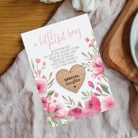 Little Pocket Hug Token For Special Daughter from Mum/Dad/Parents - Thinking Of You, Good Luck Gift (Special Daughter)