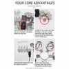 Bubble Counter Aluminum Alloy Steel Bubble Counter for Co2 System