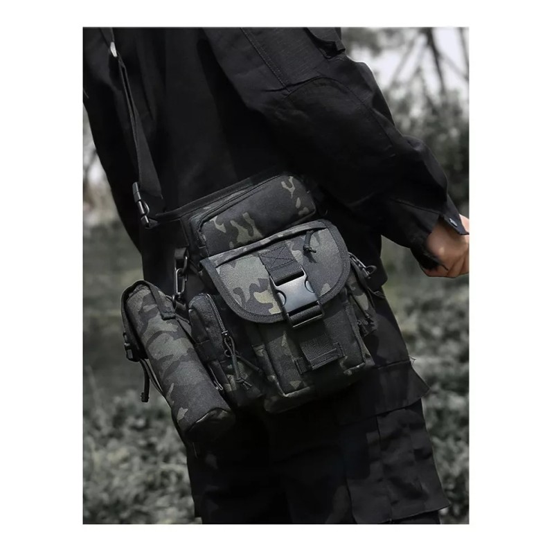 Pokachila Bandolera Mochila Piernera Táctico Militar Multiuso Campismo
