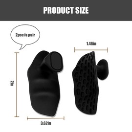 ROBOHOOK 1 Pair Weightlifting Anti-Slip Workout Grip,Comfortable and Non-Slip Rubber Fingerless Gym Grips,Weight Lifting Gloves for Men Women,Suitable for Gym Training and Exercise