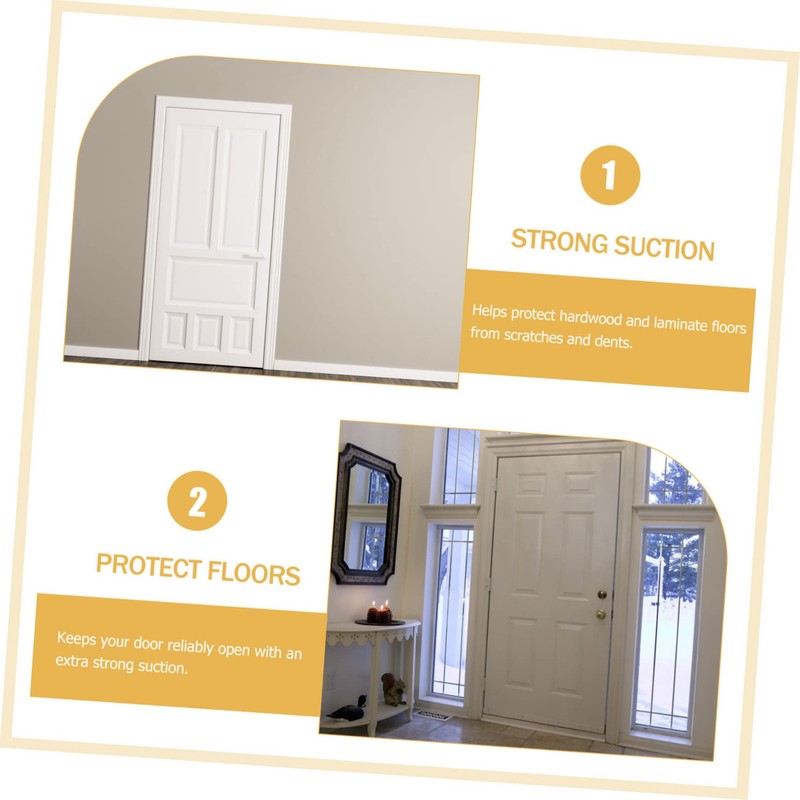 Ciieeo Elegant Door Holder 2pcs Large Magnetic Door Stops Draft