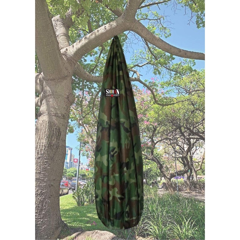 SHIHAN Boxing Bag Cover Waterproof Green CAMOUFLAGE -ARMY 5-6ft x