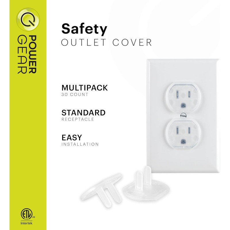 Power Gear 51175 - Cubiertas de plástico de seguridad, paquete