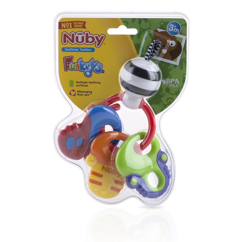 Nuby Fun Keys Teether Ring