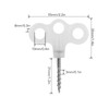 Outdoor Luminous Tent Stakes Stainless Steel Screw Ground Anchors Peg