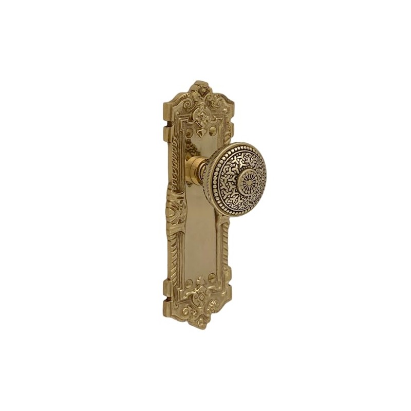 The Wells Dummy Set in Polished Brass - Select Door