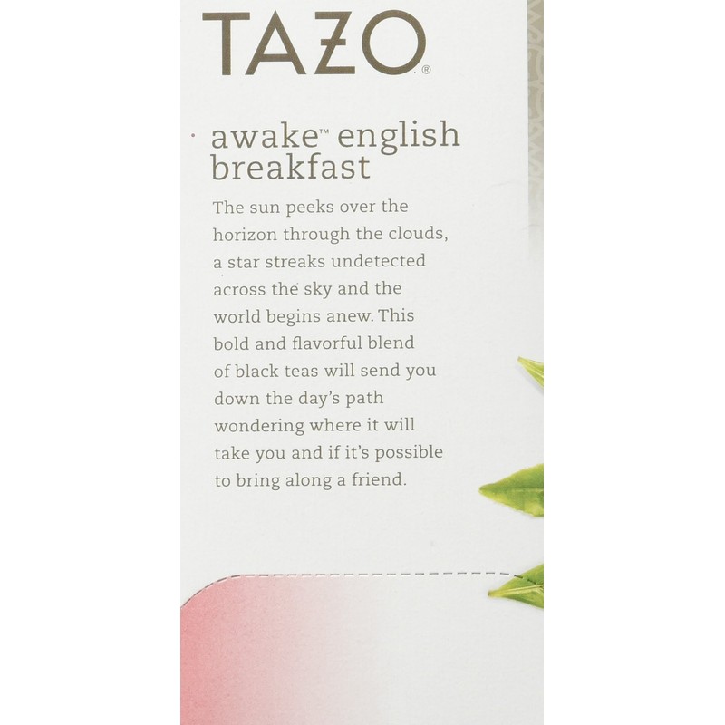 Tazo Awake English Breakfast Black Tea - 20 Tea Bags