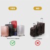 alouweekuky 1 Pair of Suitcase Wheels Replacement, Universal Replacement Wheels