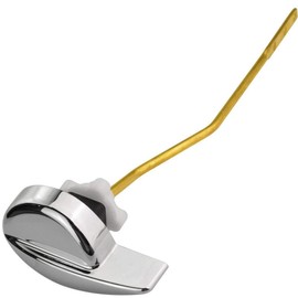 Jmkcoz Angle Fitting Side Mount Toilet Flush Lever Handle for TOTO Toilet Tank Universal Fit for Most Toilet, Toilet Repair Handle with Nut, Copper Lever