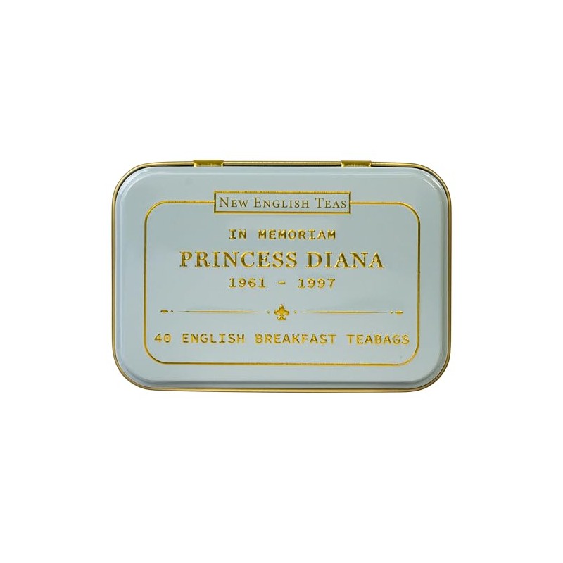 New English Teas Princess Diana Gift Tea Tin with 40