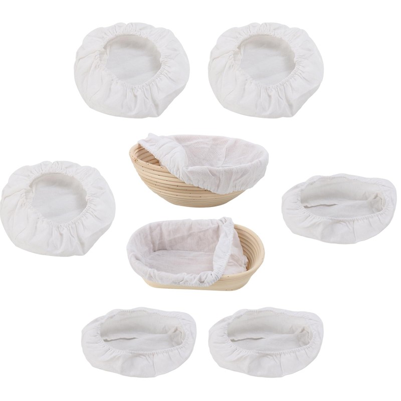 10pcs White Linen Liner Cloth Cover Fit 8" 9" 10"