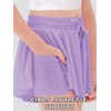 MODERN ASIR 3 Pack Girls Flowy Shorts with Spandex Liner