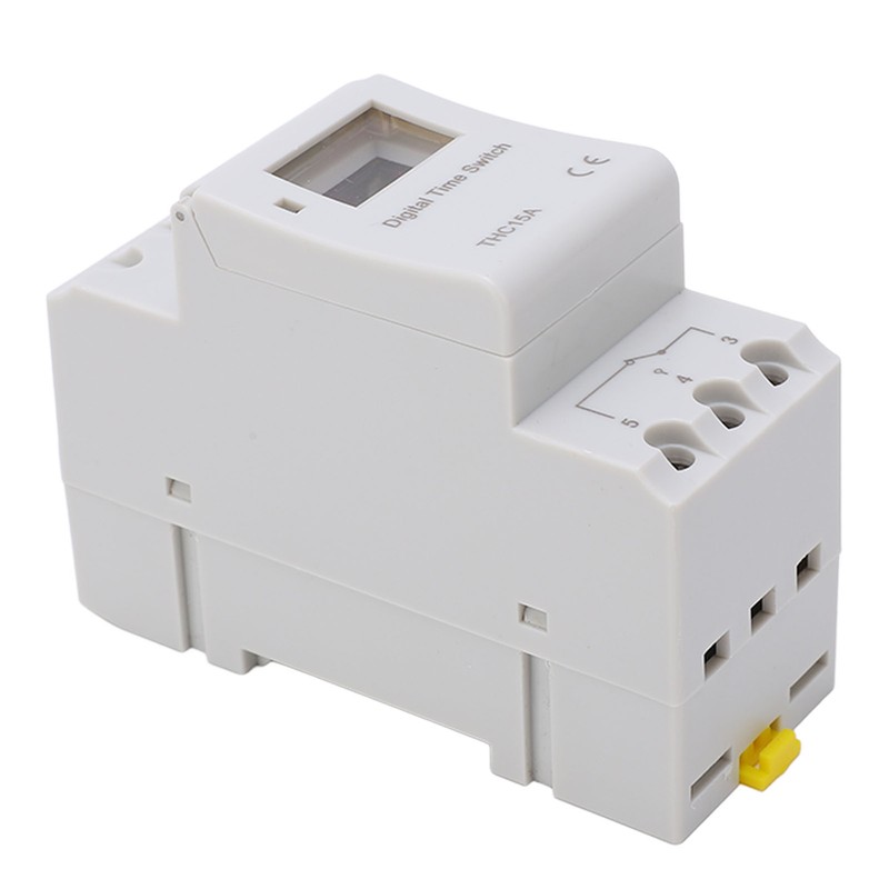 Digital Timer Switch LCD Programmable Weekly Rail Time Relay AC220‑240V