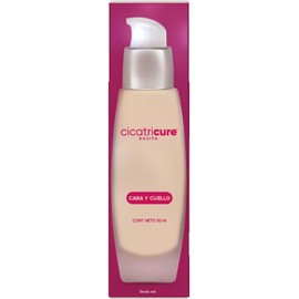 CICATRICURE - Maquillaje Líquido Tono Natural. Anti-arrugas bi-efecto: color y tratamiento, película de color que oculta líneas de expresión y unifica el tono de piel, presentación con 30ml