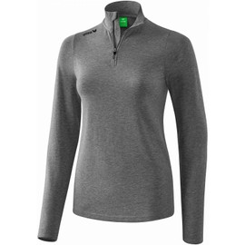 Erima Women's Turtleneck Active Wear, Grey Melange, EU 48
