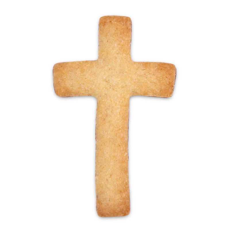 Staedter Cross Cookie Cutter, Silver, 9 cm