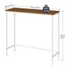 HOOBRO Narrow Console Table, 29.5" Small Entryway Table, Thin Sofa