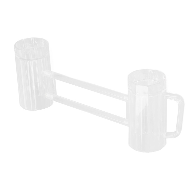 Beer Mug Acrylic Double Conjoined Beer Glass with Handle for
