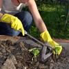 QUINTRA Grass Hoe Shaped Hollow Curved Small Hoe Household Garden