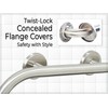 Grab Bar Toilet Paper Holder - Bathroom Safety Aid/304 Stainless