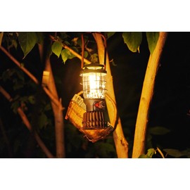 HGHN 4 Pack Lantern Mantles for Coleman Gas Lamp - Compatible with 2000, 2500, 2555, 2600 Series | 3-Layer Accordion Shape with 2 Metal Clips | Long Lasting, Easy Installation