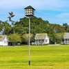 Tandefio Telescoping Purple Martin House Pole with Ground Socket Heavy