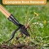 Donepart Stand Up Weed Puller Tool, Long Handle Weeder &