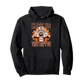Marcellus Wildcats Logo Hate Us Cause They Ain't HS Pullover Hoodie