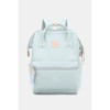 Himawari Water Resistant Canvas Backpack Bag with Side Pockets -