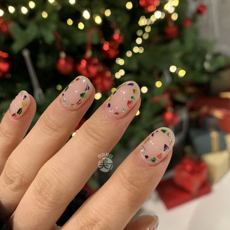 Really strange Real Mystery Real Tree 1g Nail Glitter Winter
