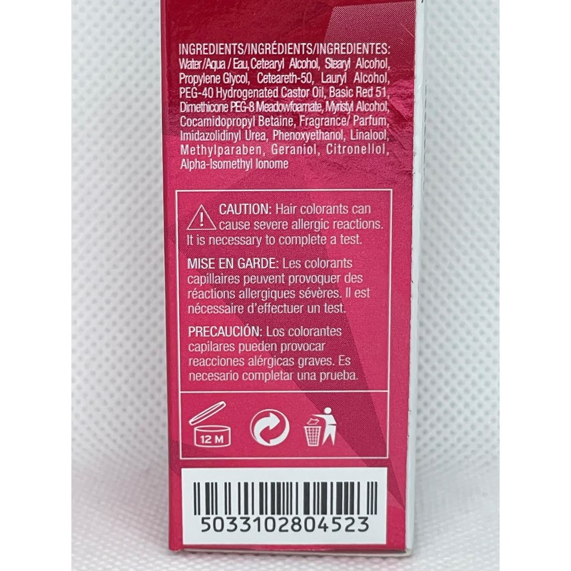 Ion Color Brilliance Semi-Permanent Brights Hair Color Red by Ion