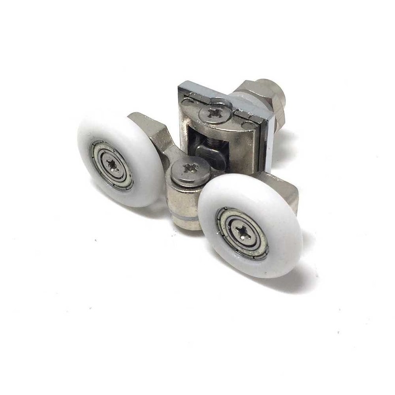Shower Double Door Wheels 23mm Shower Door Rollers 4pcs