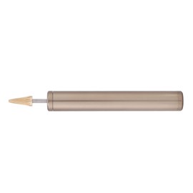 DIY Brass Leather Craft Top Edge Paint Roller Applicator Leather Belt Strap Craft Oil Painting Making Tool (Coffee)