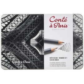 Conté à Paris The Drawing Set with Assorted Drawing Pencils