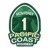 Die Cut Sticker Monterey, California, Pacific Coast Highway 1, Vinyl